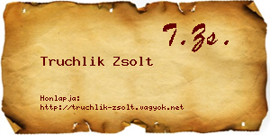 Truchlik Zsolt névjegykártya