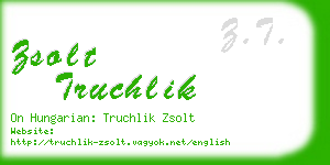 zsolt truchlik business card